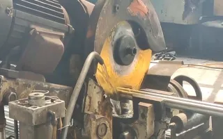 Corte a medida de tubos de acero